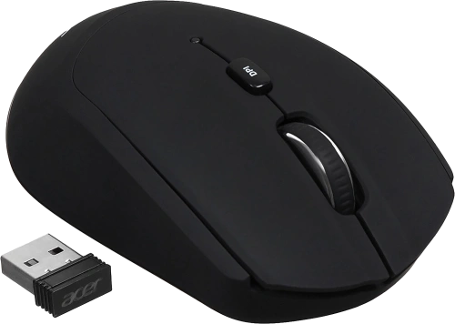 Мышь беспроводная Acer OMR050 черный, 1600 dpi, кнопки - 6 [ZL.MCEEE.00B]