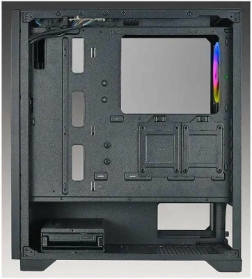 Компьютерный корпус Azza Hive черный без БП ATX 8x120mm 5x140mm 2xUSB2.0 1xUSB3.0 [CSAZ-450 HIVE]