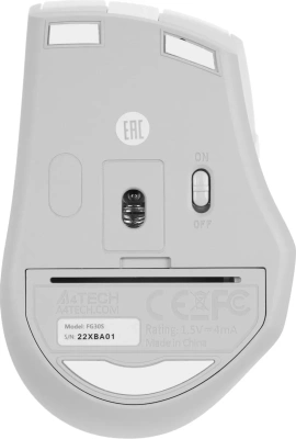 Мышь беспроводная A4Tech Fstyler FG30S белый/серый, 2000 dpi [FG30S белый/серый]