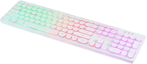 Клавиатура Oklick 420MRL [1091227] проводная, USB, белый [1091227]