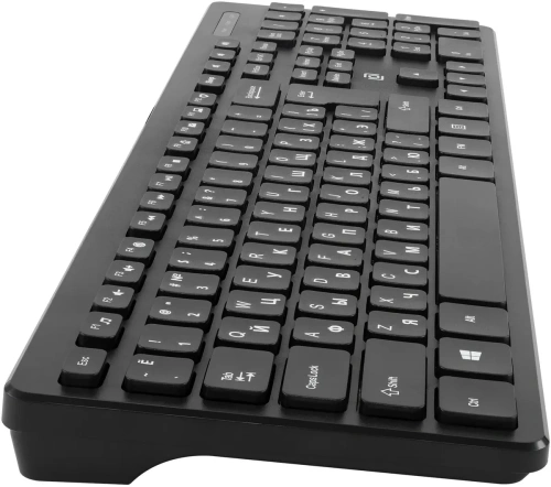 Клавиатура Oklick K733 проводная, USB, черный [K733]