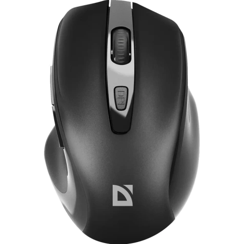 Мышь беспроводная Defender Prime MB-053 черный, 1600 dpi, радиоканал, USB, кнопки - 6 [52053]