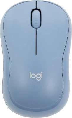 Мышь беспроводная Logitech M221 голубой, 1000 dpi, радиоканал, USB, кнопки - 3 [910-006111]