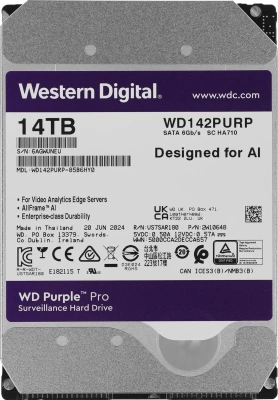 Жесткий диск Western Digital Purple Pro 14TB [WD142PURP]