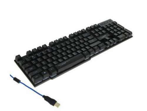 Клавиатура Qumo Unicorn K01, проводная, 104 клавиш мультимедиа, встроенная радужная подсветка [SW-G3plus]