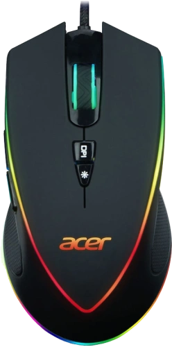 Мышь проводная Acer OMW131 черный, 6400 dpi, USB, кнопки - 7 [ZL.MCEEE.015]