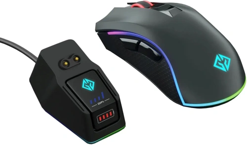 Мышь беспроводная GMNG GG-MS400WO черный, 10000 dpi, кнопки - 7 [1899942]