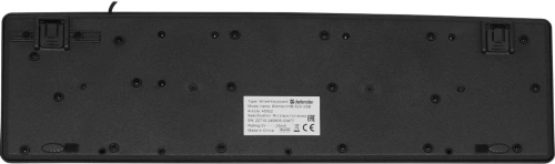 Клавиатура Defender Element HB-520 проводная, USB, черный [45522]