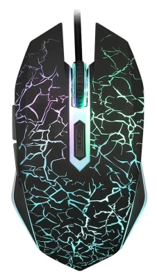 Мышь проводная Oklick INVASION черный, 3200 dpi, USB [905G]