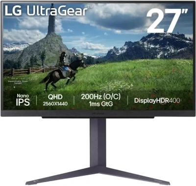 Монитор 27&quot; LG UltraGear 27GS85Q-B [27GS85Q-B.ARUZ]