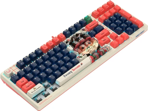 Клавиатура A4Tech Bloody AT98 Proxy Boom проводная USB бежевый/красный [AT98 бежевый/красный]