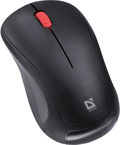 Мышь беспроводная Defender Bit MB-205 черный, 1200 dpi, радиоканал, USB, кнопки - 3 [52205]