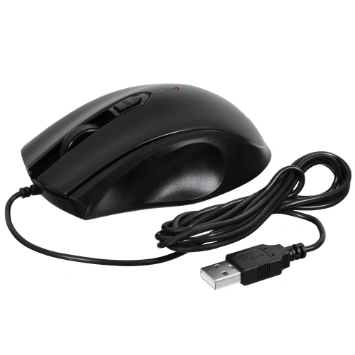 Мышь проводная Acer OMW020 черный, 1600 dpi, USB, кнопки - 4 [ZL.MCEEE.004]