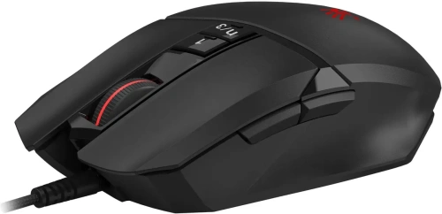 Мышь проводная A4Tech Bloody W65 Max Mini черный, 12000 dpi, USB, кнопки - 9 [W65 MAX MINI STONE BLACK]