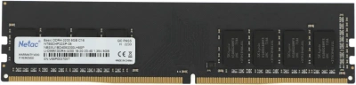 Оперативная память Netac 8GB DDR4 3200MHz CL16 1.35V/NTBSD4P32SP-08 RTL PC4-25600 288-pin single rank [NTBSD4P32SP-08]