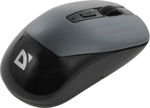 Мышь беспроводная Defender Wave MM-995 серебристый, 1600 dpi, радиоканал, USB, кнопки - 4 [52993]