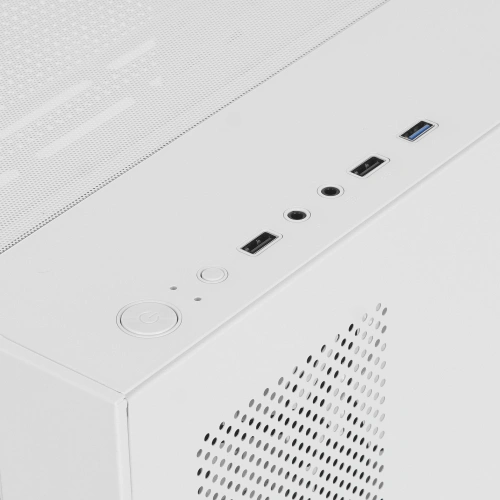 Компьютерный корпус Ginzzu V450 RGb белый CRC6 FAN12CM RGb*3 [V450]