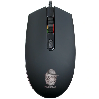 Мышь проводная Qumo Pretender M53 черный, 3200 dpi, USB, кнопки - 4 [24124]