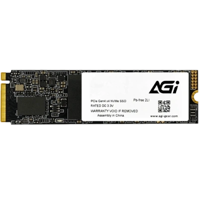 Накопитель SSD AGI 1Tb PCIe 4.0 x4, M.2 2280, NVMe, R/W 4700/2800 [AGI1T0G43AI818]