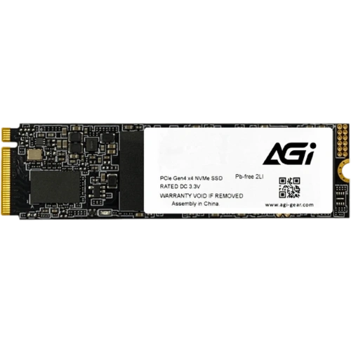 Накопитель SSD AGI 1Tb PCIe 4.0 x4, M.2 2280, NVMe, R/W 4700/2800 [AGI1T0G43AI818]