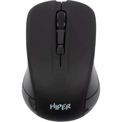 Мышь беспроводная HIPER HOMW-101-BT черный, 1600 dpi,  кнопки - 4 [HOMW-101-BT]