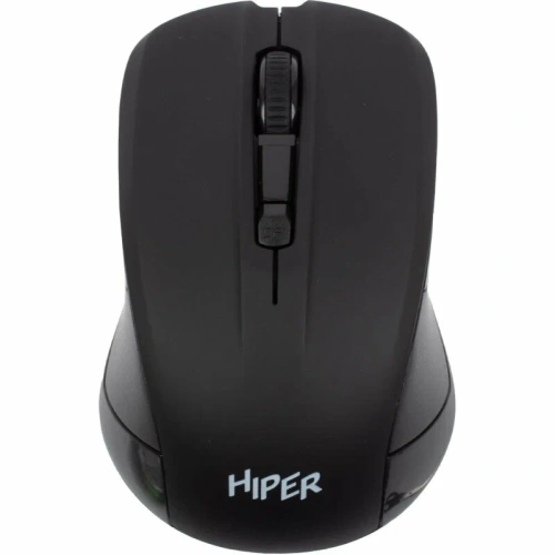 Мышь беспроводная HIPER HOMW-101-BT черный, 1600 dpi,  кнопки - 4 [HOMW-101-BT]