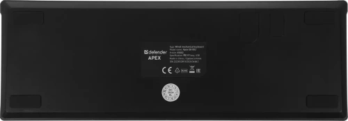 Клавиатура Defender USB APEX GK-002 RU [45002]