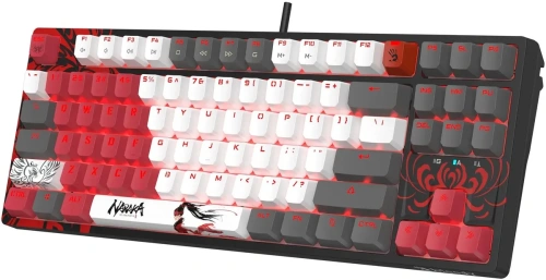 Клавиатура A4Tech Bloody S87 Naraka проводная USB черный/красный [S87]