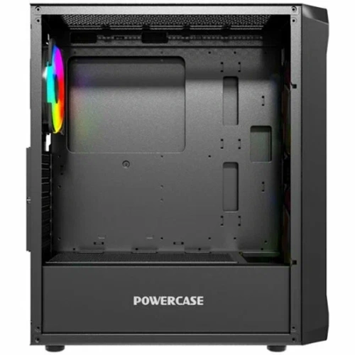 Компьютерный корпус Powercase Mistral Edge SE, Tempered Glass, 2x 140mm ARGb PWM+1x 120mm ARGb PWM, черный, ATX [CMSEB-A3]