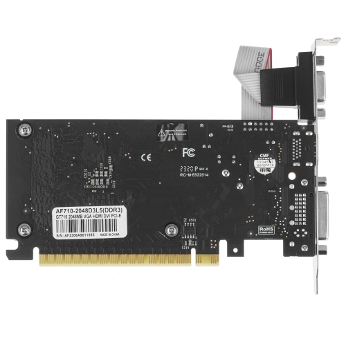 Видеокарта Afox GeForce GT 730 2Gb 64bit GDDR3 [AF730-2048D3L5]