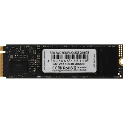 Накопитель SSD AMD PCIe 4.0 x4 2Tb Radeon M.2 2280 [R3MP42048G8]