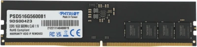 Оперативная память DIMM 16GB DDR5-5600 PSD516G560081 Patriot [PSD516G560081]