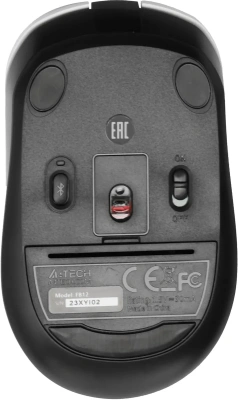 Мышь беспроводная A4Tech Fstyler FB12 белый/черный, 1200 dpi, USB, кнопки - 3 [FB12 PANDA]