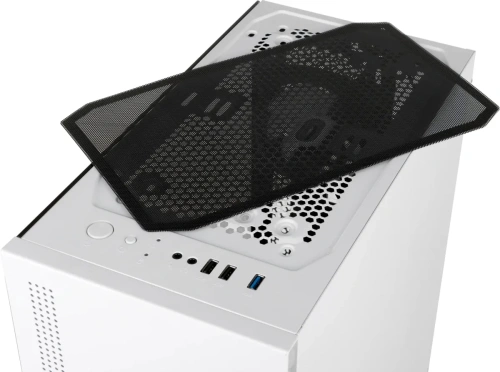 Компьютерный корпус ZALMAN S5, ATX, WHITE, WINDOW, 2xCOMBO (3.5" or 2.5") [S5 WHITE]