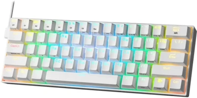 Беспроводная клавиатура DEFENDER DRACONIC RU WHITE [77810]