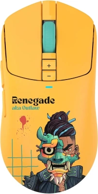 Мышь беспроводная/проводная A4Tech Bloody R72 Ultra желтый, 20000 dpi [R72 ULTRA]