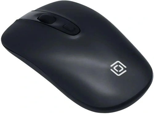 Мышь Oklick 600MW черный оптическая (1600dpi) беспроводная USB (4but) [600MW]