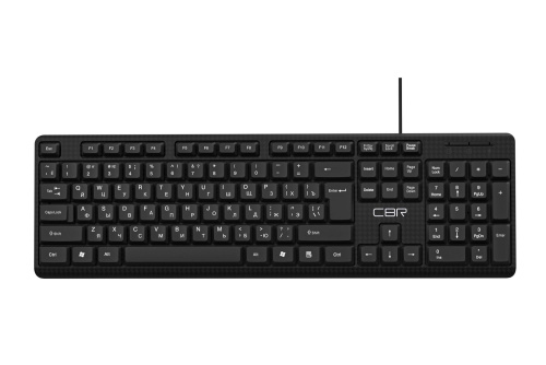 Клавиатура CBR KB 111 Carbon проводная, USB, черный [KB 111 Carbon]
