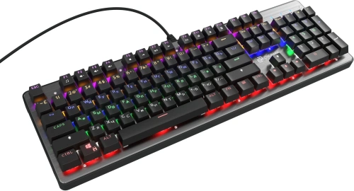 Клавиатура Oklick 970G DARK KNIGHT механическая черный USB Gamer LED [970G]