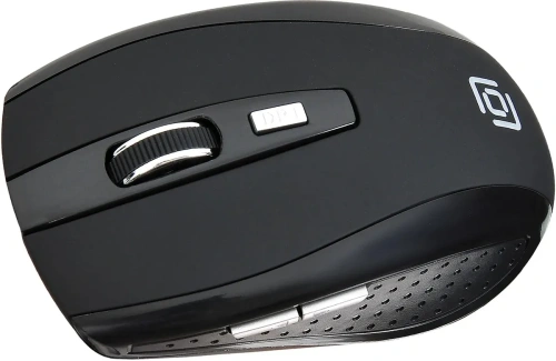 Мышь беспроводная Oklick 455MW черный, 1600 dpi, радиоканал, USB, кнопки - 6 [455MW черный]