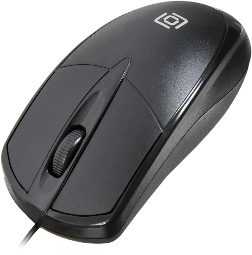 Мышь проводная Oklick 125M черный, 1200 dpi, USB, кнопки - 3 [125M]