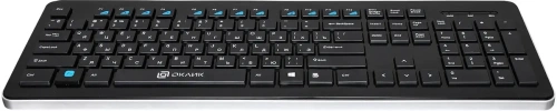 Клавиатура Oklick 870S беспроводная, USB, Радиоканал, черный [870S]