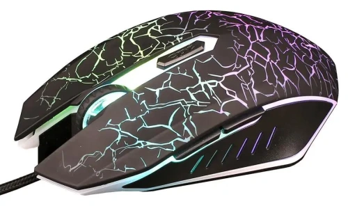 Мышь проводная Oklick INVASION черный, 3200 dpi, USB [905G]