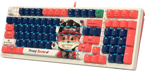 Клавиатура A4Tech Bloody AT98 Proxy Boom проводная USB бежевый/красный [AT98 бежевый/красный]