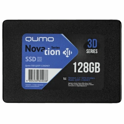 Накопитель QUMO SSD 128 GB Novation TLC [Q3DT-128GMCY]