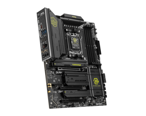 Материнская плата MSI MAG X870 TOMAHAWK WIFI, AM5, AMD X870, 4xDDR5, 4xSATA, 4xM.2, 1xPCI-E 3.0 x1, 1xPCI-E 4.0 x4, 1xPCI-E 5.0 x16, 1xHDMI, 2xUSB Type-C, 1x2.5Gb LAN, Standard-ATX [MAG X870 TOMAHAWK WIFI]