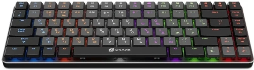 Клавиатура Oklick K615X (1934413) проводная, USB, серый + серебристый [1934413]