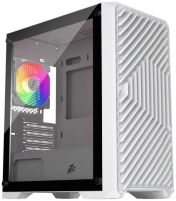 Компьютерный корпус 1STPLAYER TRILOBITE T5 White [T5-WH-4F1-W]