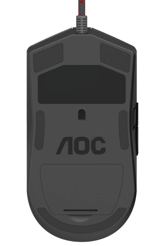 Мышь проводная AOC AGM700 черный, 16000 dpi, USB, кнопки - 8 [AGM700DRCR]
