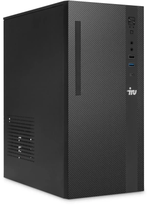 Компьютер IRU 310SC MT i3 12100 (3.3) 8Gb SSD256Gb UHDG 730 Windows 11 Professional GbitEth 200W черный [1969049]
